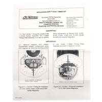 Magneto Timing Tool | 11-8150-1, paper instructions one