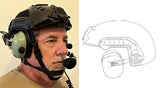 David Clark - Arc Style BTH Helmet Rail Conversion Kit