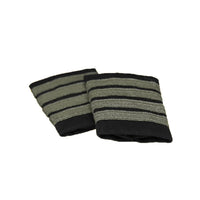 JetSeam - Airline Pilot Epaulets / Black / Silver / 4-Stripe