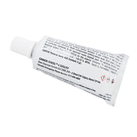 DOWSIL™ 4 Catalyst 45 g tube back view P/N: 4107697 with product details - silicone rubber curing agent