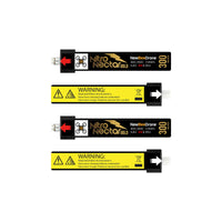 NewBeeDrone - Nitro Nectar Gold 300mAh 1S HV LiPo Drone Battery, Set of 4