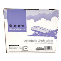 Sontara® Aircraft Grade Wipes single box front view - P/N AC9165, premium wipes for aircraft cleaning and maintenance