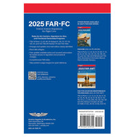 Back cover of ASA 2025 FAR for Flight Crew book