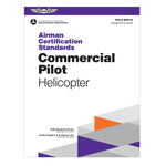 ASA Airman Certification Standards: Commercial Pilot (Helicopter) - 2024 FAA-S-ACS-16 softcover guide for rotorcraft certification.