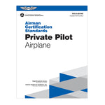 ASA Airman Certification Standards: Private Pilot (2024 Edition) - FAA-S-ACS-6C softcover guide for ASEL, ASES, AMEL, and AMES certification.