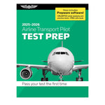 Front cover of ASA 2025 ATP and Flight Engineer Test Prep with Prepware