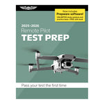 Front cover of ASA 2025 Remote Pilot Test Prep with Prepware