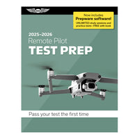 Front cover of ASA 2025 Remote Pilot Test Prep with Prepware