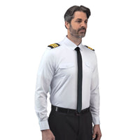 Lift - Flextech Long Sleeve Winged Commercial Pilot Shirt, Angle