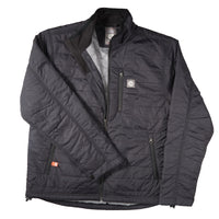 Flight Outfitters Airfoil Jacket shown with half-zip feature for adjustable ventilation.