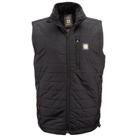 Straight view of Flight Outfitters Insulated Airfoil Vest as worn