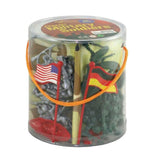 WowToyz® - Classic Military Soldiers 56-pc in Carry Bucket, boxed