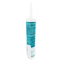 DOWSIL™ 733 Glass & Metal Sealant 10.1 oz clear cartridge - high-performance RTV silicone back view with product details