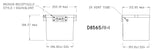 Engineering drawing of Concorde D8565/11-1 Aircraft Battery with dimensions and specifications