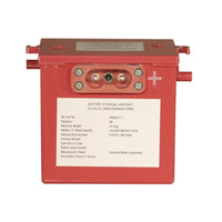 Front view of Concorde D8565/11-1 Sealed Lead Acid Aircraft Battery - 24V, 10Ah, military-grade