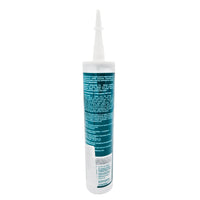 DOWSIL™ 733 Glass & Metal Sealant 10.1 oz black cartridge - high-performance RTV silicone back view with product details