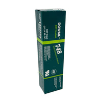 DOWSIL™ 748 Non-Corrosive Sealant, 3oz tube in box, standing upright, neutral cure RTV adhesive for sensitive electrical applications.