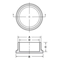 EP Series Caplug - Plugs For Threaded Connectors (Bulk Pack)