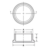 EP Series Caplug - Plugs For Threaded Connectors