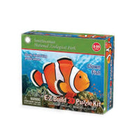 WowToyz® - Smithsonian E-Z Build Clown Fish 3D Puzzle Kit, boxed