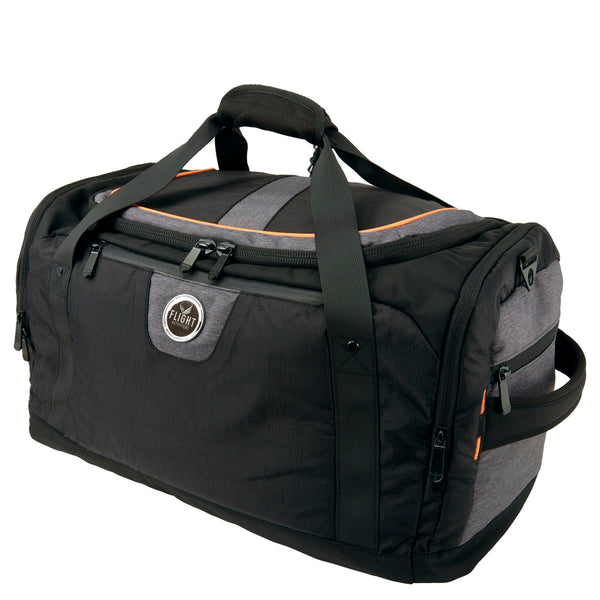 Angled view of Flight Outfitters Crew Duffel Bag