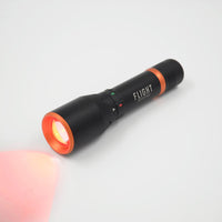 Flight Outfitters Charter Ops Flashlight with red light mode activated