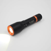 Flight Outfitters Charter Ops Flashlight with white light mode activated