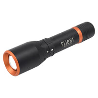 Flight Outfitters Charter Ops Flashlight angled view with light on