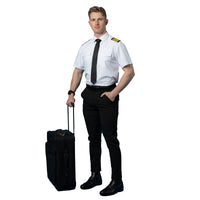 Flight - Athletic Fit Pilot Uniform Pants, Black Lifestyle