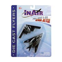 WowToyz® - In Air® F-117® Nighthawk® & B-2® Stealth Bomber Pullbacks, boxed