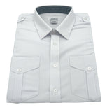 JetSeam - Men's Modern Cut "White Label" Pilot Shirt, White, Folded