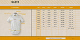 JetSeam - Men's "Gold Label" Slim Cut Short Sleeve Pilot Shirt, Size Chart