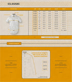 JetSeam - Men's "Black Label" Classic Cut Pilot Shirts, Size Chart