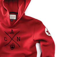 Red Canoe - Kids Cross Canada Hoody, Side