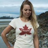 Red Canoe - Women's Canada  T-Shirt, Lifestyle Front