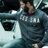 Red Canoe - Cessna Full Zip Sweatshirt, Lifestyle Side