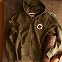 Red Canoe - Men's Canada Full Zip Hoody Sweat Shirt