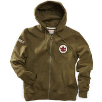 Red Canoe - Men's Canada Full Zip Hoody Sweat Shirt