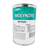 MOLYKOTE® DX Paste 2 lb can back view with product details - heavy-load grease-paste for industrial use