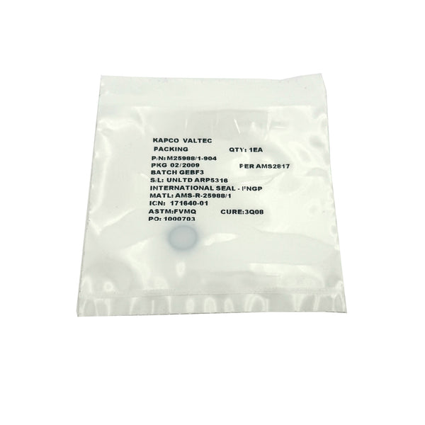 M25988-1-904 Fluorosilicone Rubber Aircraft O-ring / Packing