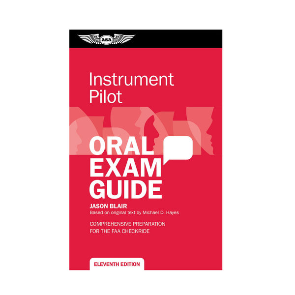 ASA Oral Exam Guide: Instrument front cover - P/N ASA-OEG-I11, comprehensive guide for FAA oral exams