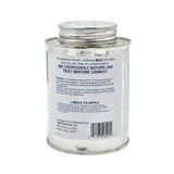 Ashland Pliobond 25 LV VOC-Compliant Contact Adhesive 1/2 pint brush-top back view with product details