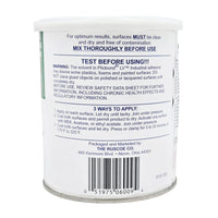 Ashland Pliobond 25 LV VOC-Compliant Contact Adhesive 1 quart brush-top can back view with product details