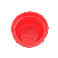 PD Series - Threaded Plastic Plugs For Flared JIC Fittings | PD 160 HDPE, inside cap