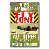 B-26 Marauder Fly Zone Sign