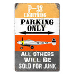 P-38 Lighting Parking Sign