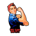 Rosie The Riveter We Can Do It Plasma Cut Sign