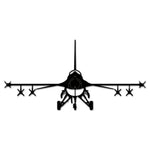 F-16 Falcon Silhouette Plasma Cut Sign