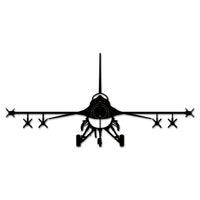 F-16 Falcon Silhouette Plasma Cut Sign