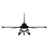 F-16 Falcon Silhouette Plasma Cut Sign